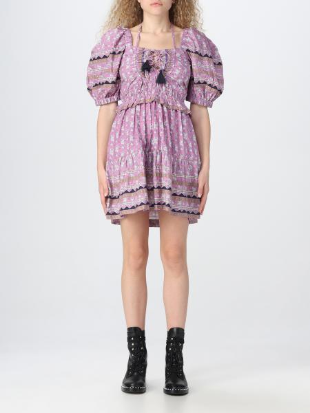 SEA NY: Perry dress in cotton - Lilac | Sea Ny dress RS23-109