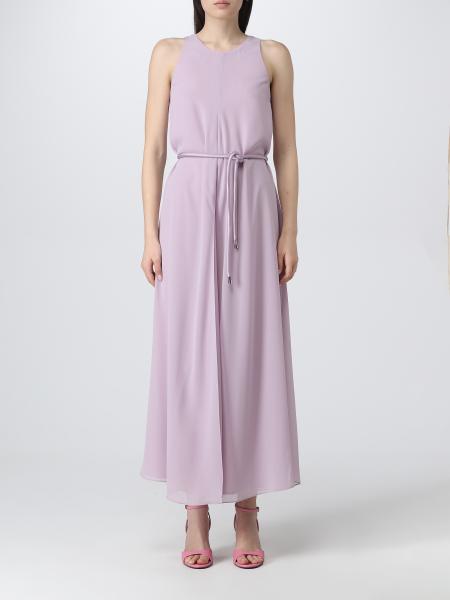 EMPORIO ARMANI: dress for women - Lilac | Emporio Armani dress ...