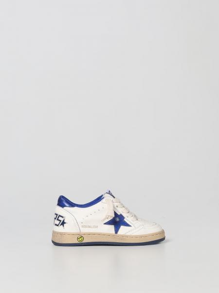 Kids' Golden Goose: Ball Star New Golden Goose sneakers in used nappa leather