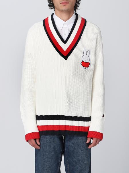 TOMMY HILFIGER X MIFFY: sweater for man - Yellow Cream | Tommy Hilfiger X Miffy sweater online on GIGLIO.COM