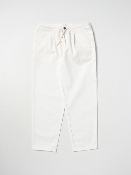 EMPORIO ARMANI KIDS: pants for girls - White | Emporio Armani Kids ...