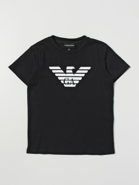 EMPORIO ARMANI KIDS: t-shirt for boys - Navy | Emporio Armani Kids t ...