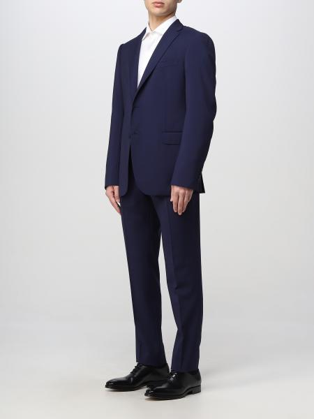 EMPORIO ARMANI: suit for man - Blue | Emporio Armani suit D41VMT01504  online on 