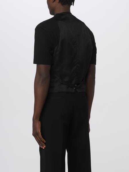 EMPORIO ARMANI: suit vest for man - Black | Emporio Armani suit vest ...