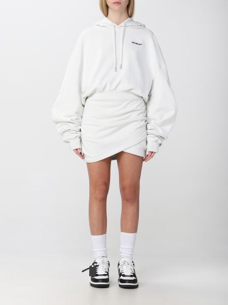 Kleid Damen Off-white