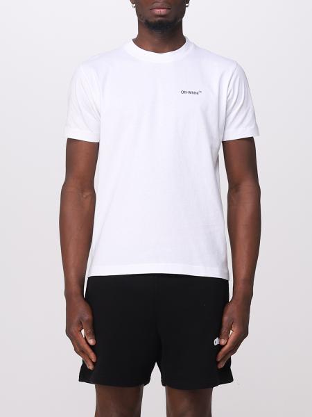 T-shirt Off-White uomo: T-shirt Off-White in cotone con stampa