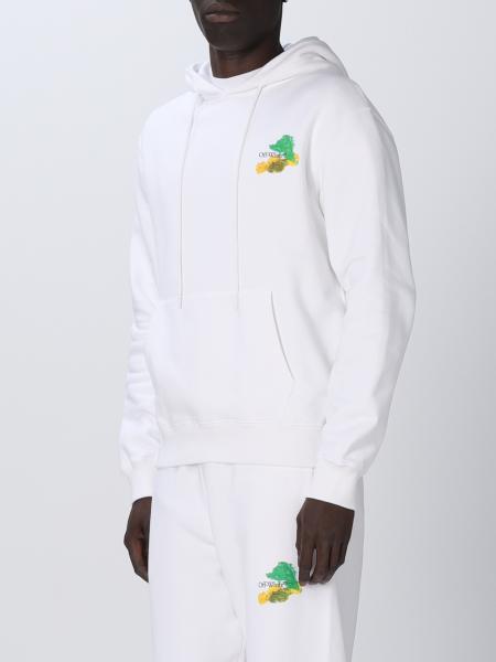 OFF-WHITE: sweatshirt man - White | sweatshirt OMBB097S23FLE004 online GIGLIO.COM