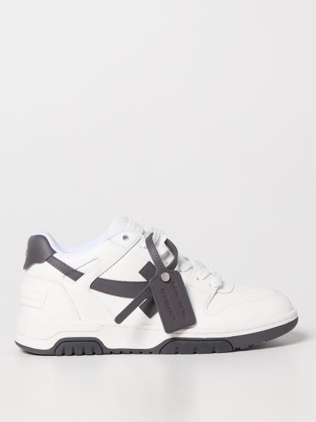 Sneakers Off-White uomo: Sneakers Out Of Office Off-White in pelle