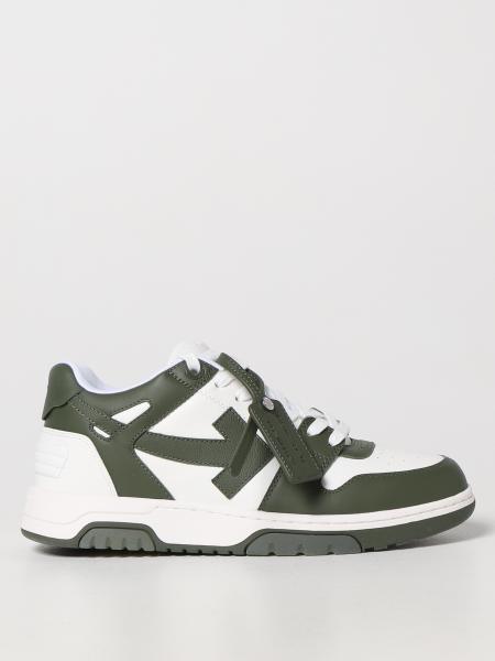 Sneakers Off-White uomo: Sneakers Out Of Office Off-White in pelle