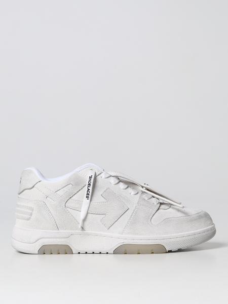 Sneakers Off-White uomo: Sneakers Out Of Office Off-White in suede