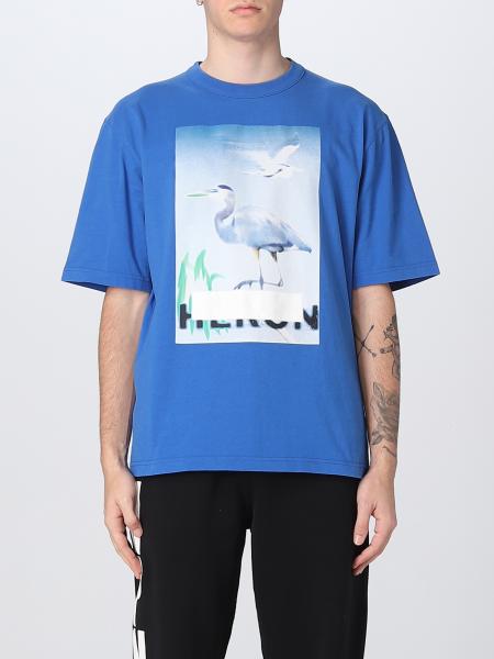 HERON PRESTON: t-shirt for man - Blue | Heron Preston t-shirt ...