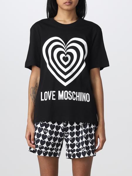 T-shirt Love Moschino in cotone