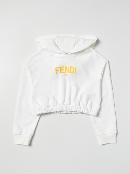 Felpa Fendi: Felpa Fendi Kids in cotone