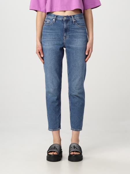 Calvin Klein Jeans Outlet: jeans for woman - Blue | Calvin Klein Jeans ...