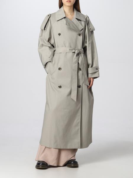 CALVIN KLEIN: trench coat for woman - Beige | Calvin Klein trench coat  K20K204997 online on 