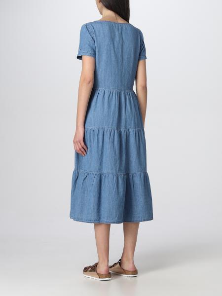 TOMMY JEANS: dress for woman - Denim | Tommy Jeans dress DW0DW15674 ...