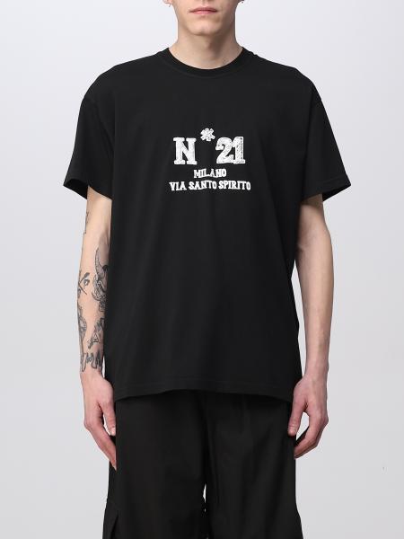 N° 21 uomo: T-shirt N° 21 in cotone