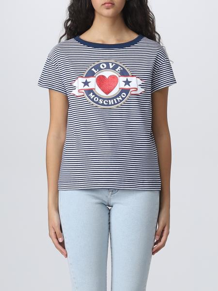 T-shirt Love Moschino in cotone