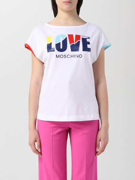 T-shirt Love Moschino in cotone