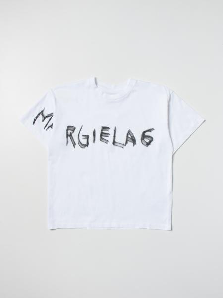 T-shirt Mm6 Maison Margiela in cotone con logo