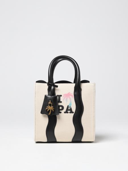 Borsa Palm Angels in canvas e pelle