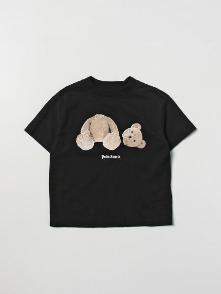 Maglia Palm Angels nera: T-shirt Bear Smiley Palm Angels in cotone