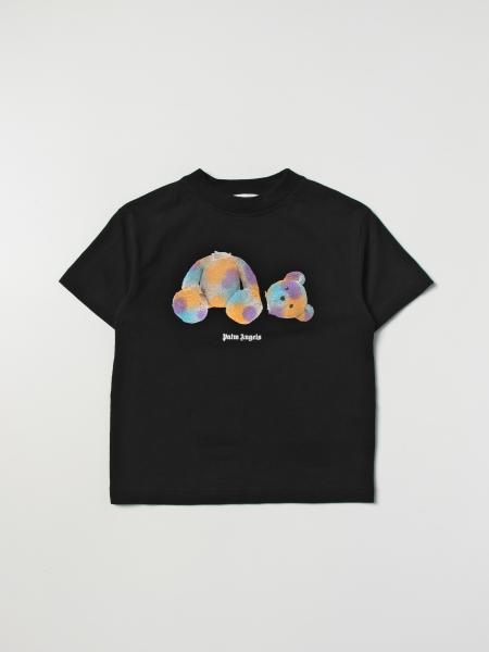 Magliette Palm Angels: T-Shirt Bear multicolor Palm Angels in cotone