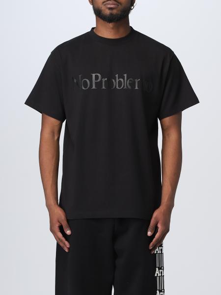 ARIES: t-shirt for man - Black | Aries t-shirt COAR60002 online on ...