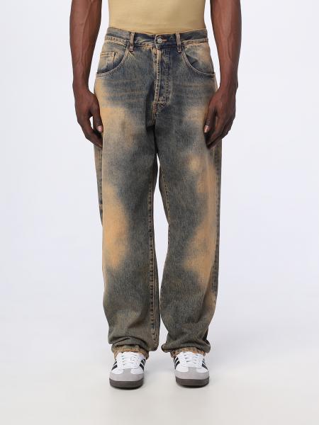 ARIES: jeans for man - Peach | Aries jeans STAR31313 online at GIGLIO.COM