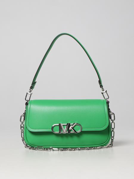 MICHAEL KORS: shoulder bag for woman - Green | Michael Kors shoulder ...