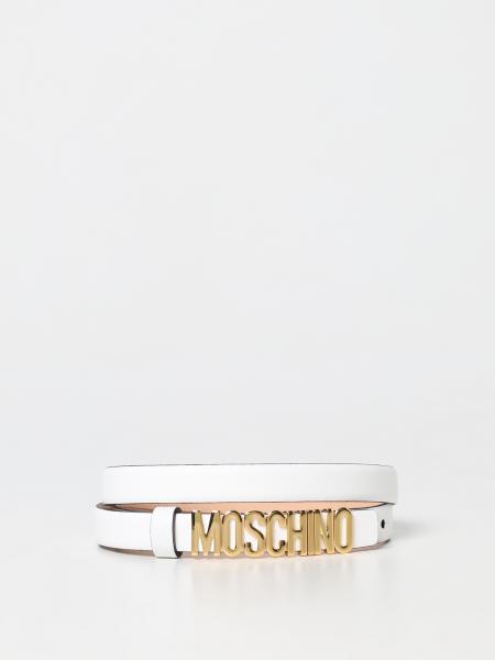 MOSCHINO COUTURE: belt for woman - White | Moschino Couture belt ...