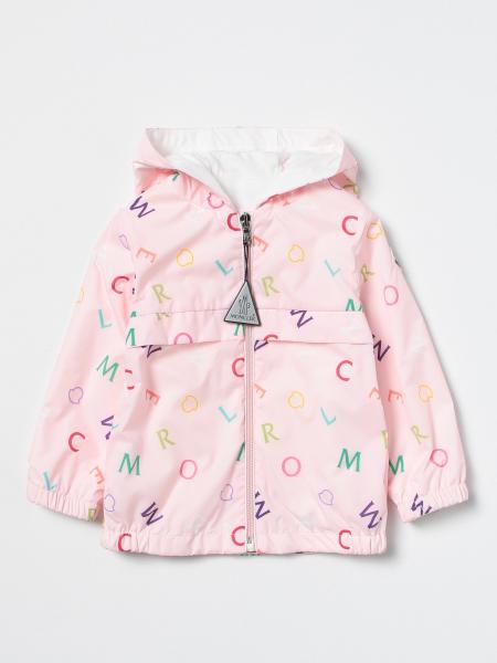 MONCLER: jacket for baby - Pink | Moncler jacket 1A00011596KH online at ...