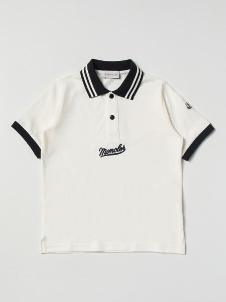 Moncler cotton polo shirt with logo