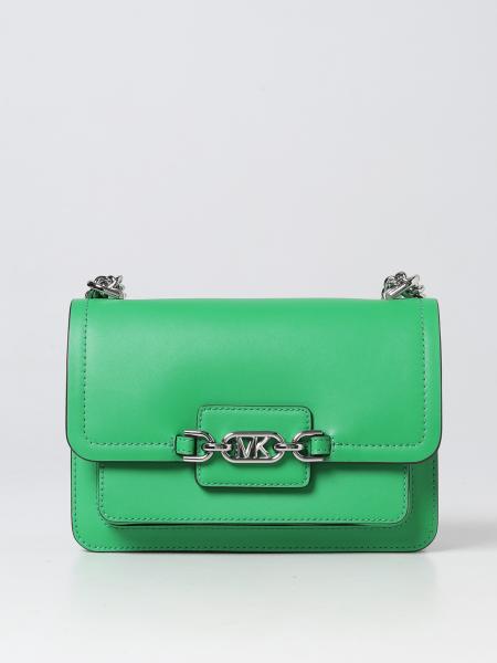Michael Kors Outlet: Michael Heather bag in faux leather - Green ...