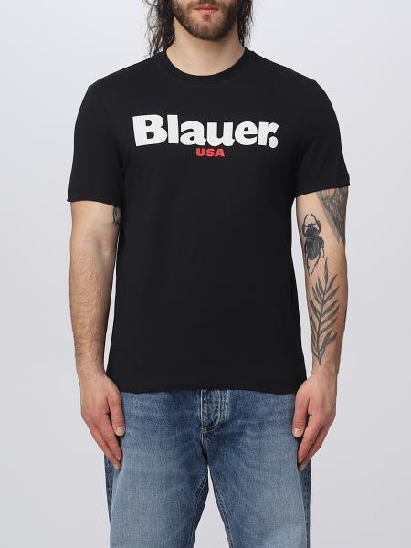 T-shirt Blauer con stampa logo