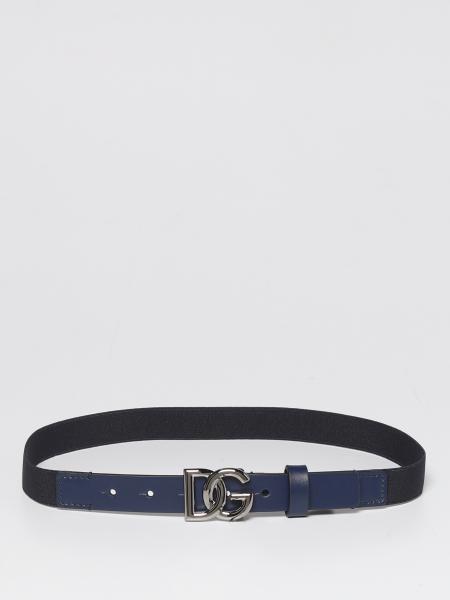 DOLCE & GABBANA: belt for kids - Blue | Dolce & Gabbana belt ...