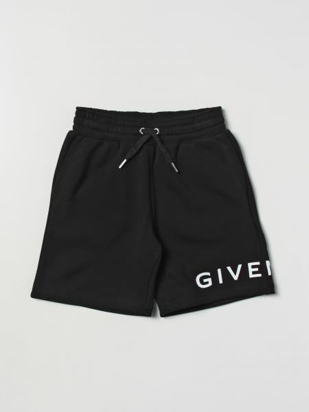GIVENCHY: cotton shorts - Black | Givenchy shorts H24210 online at ...