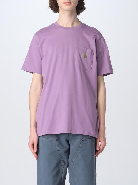 CARHARTT WIP: t-shirt for man - Violet | Carhartt Wip t-shirt I030434 ...