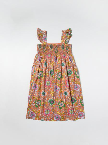 STELLA MCCARTNEY KIDS: dress for girls - Orange | Stella Mccartney Kids ...