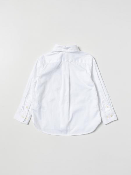 POLO RALPH LAUREN Shirt For Babes White Polo Ralph Lauren Shirt