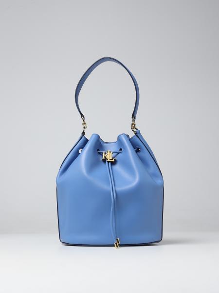 Lauren Ralph Lauren Outlet: shoulder bag for woman - Gnawed Blue ...
