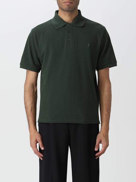T-shirt Saint Laurent: Polo Saint Laurent in cotone