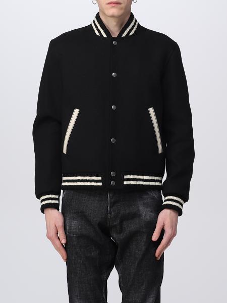 Saint Laurent All-Black Wool Teddy Jacket –