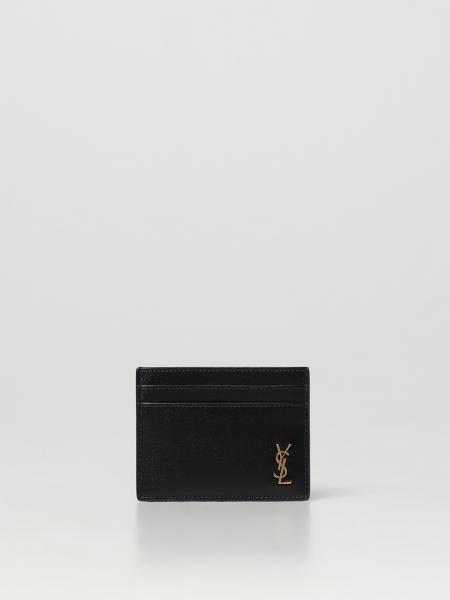 Saint Laurent credit card holder in leather