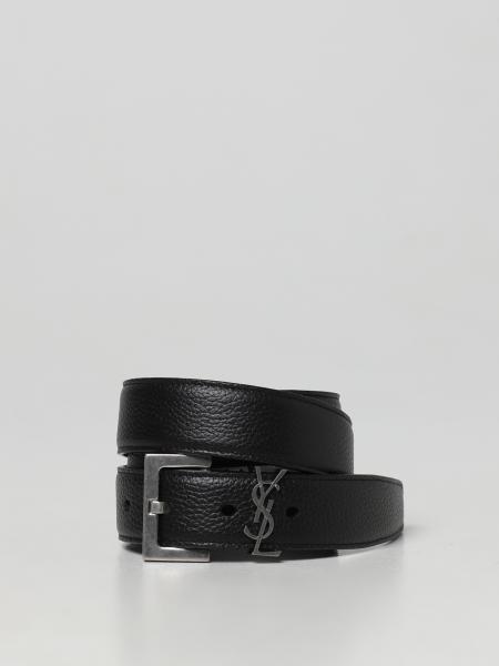 Cassandre Saint Laurent belt in textured leather