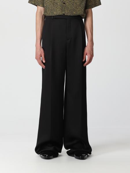 Pantalone Saint Laurent in satin di seta