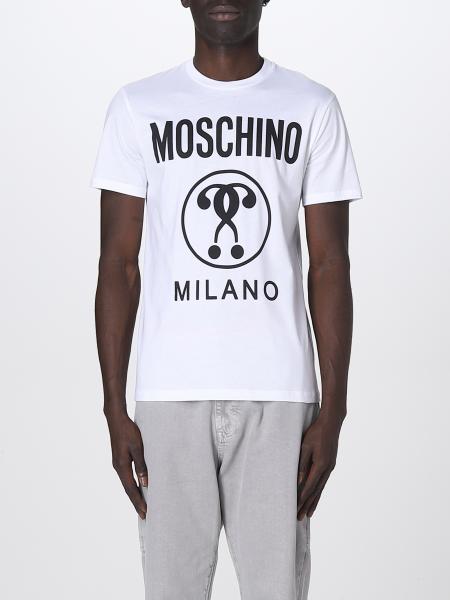 MOSCHINO COUTURE: t-shirt for man - White | Moschino Couture t-shirt ...