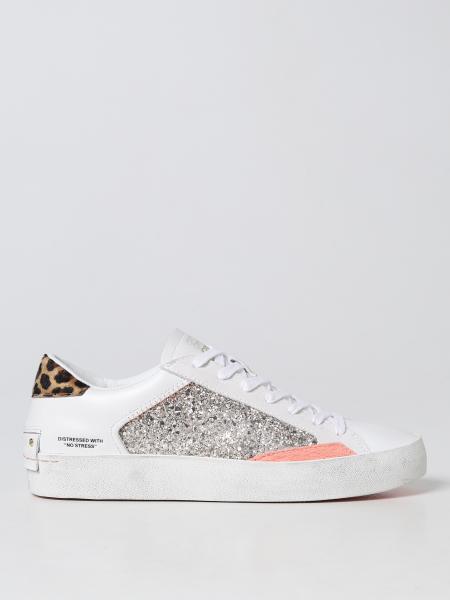 Crime London donna: Sneakers Low Top Distressed Crime London in pelle