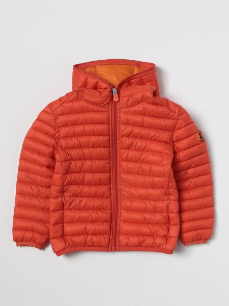 SAVE THE DUCK: jacket for boys - Orange | Save The Duck jacket ...