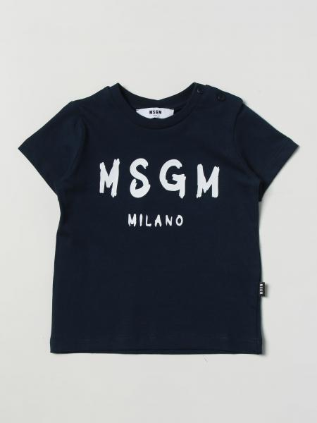 MSGM Kids: T-shirt Msgm Kids in cotone con logo